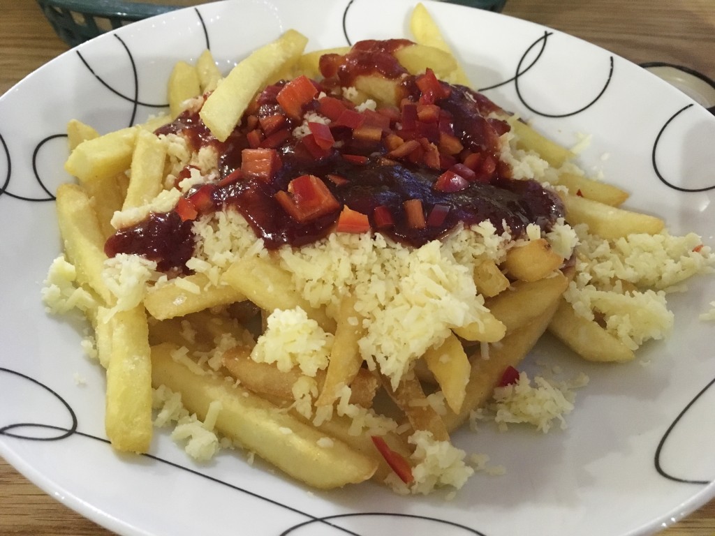 Bacon and cheese fries