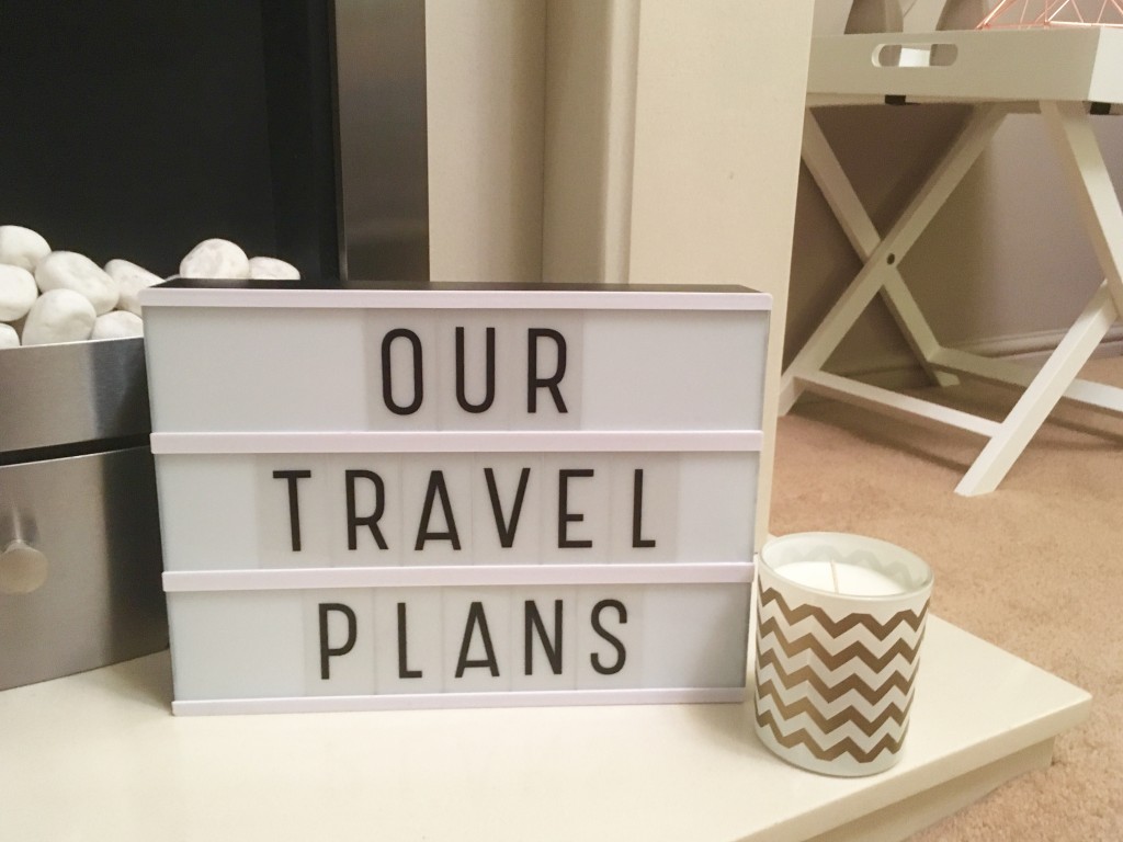 Our travel plans for 2017