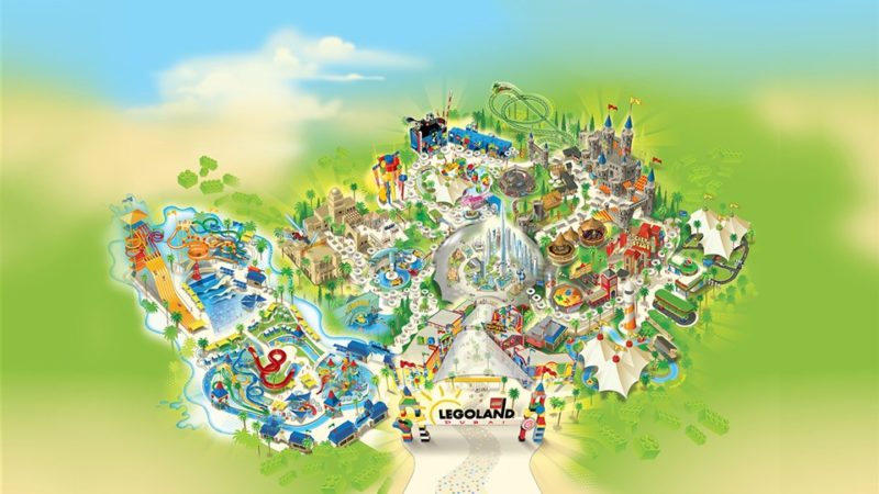 Legoland Dubai Map