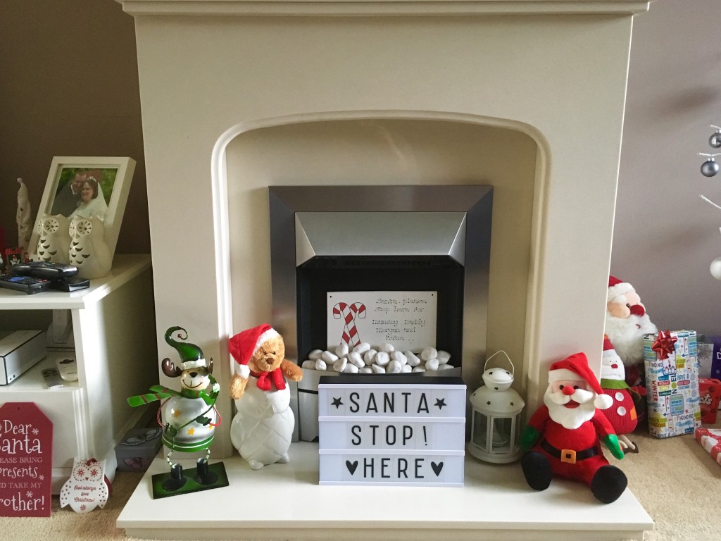 Festive living room
