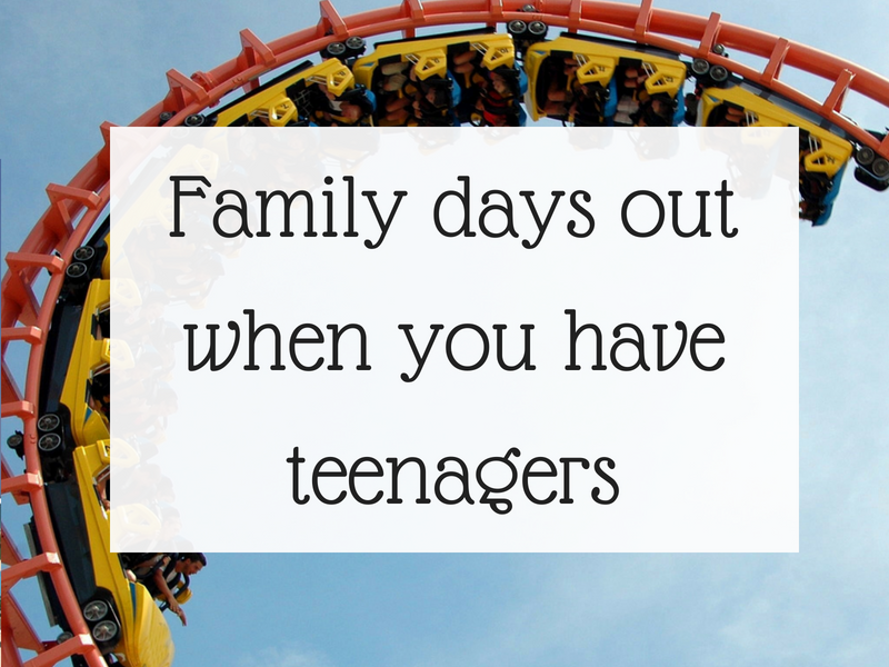Family days out when you have teenagers