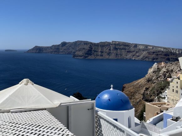Blue domes at Oia