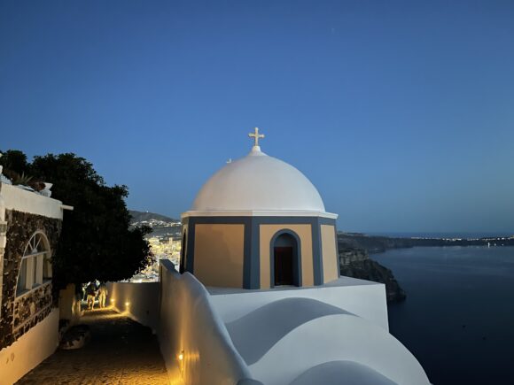 Night time at Fira - Santorini